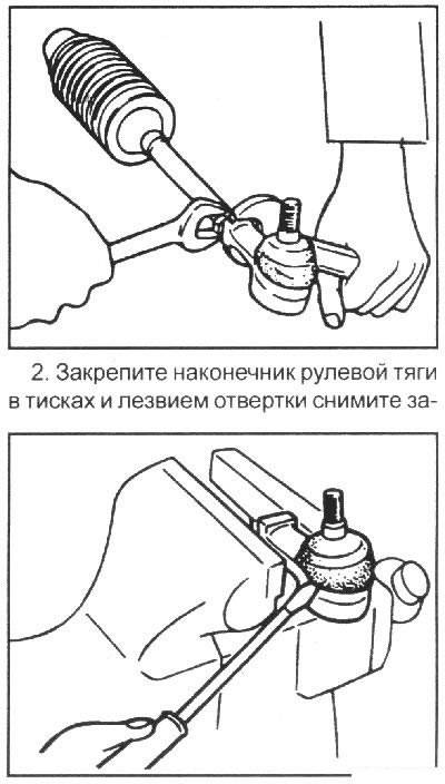 Как восстановить рулевой наконечник своими руками