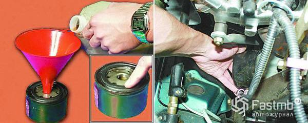 Как заменить масло в двигателе ваз 2110: 8 и 16 клапанов