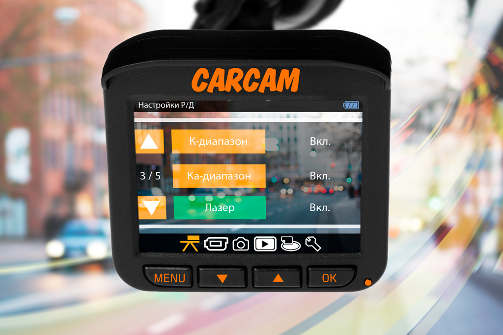 Обзор видеорегистратора carcam kombo 5s
