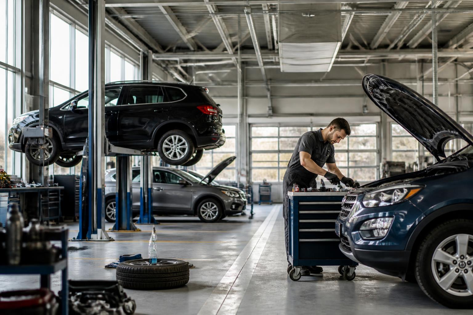 Техническое обслуживание автомобилей Форд