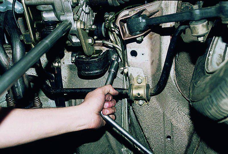 Подушка двигателя ваз 2110: замена опоры двигателя