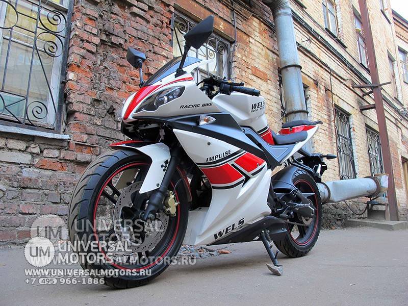 Современный и прогрессивный мотоцикл wels impulse 250