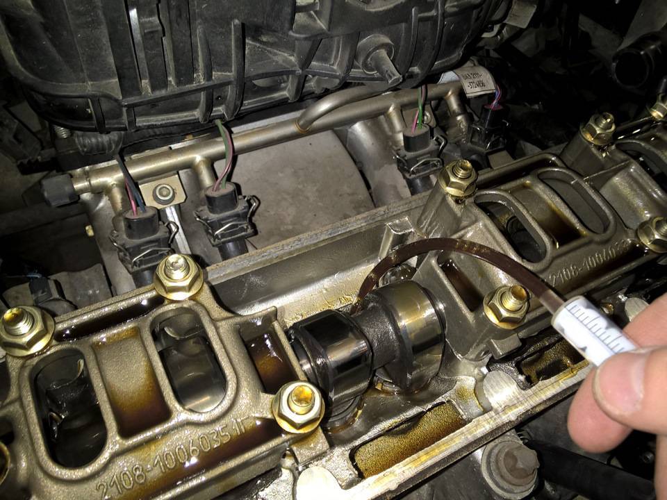 Регулировка тепловых зазоров в клапанном механизме двигателя