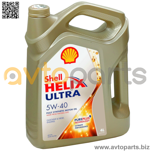 Масло shell helix ultra 5w40