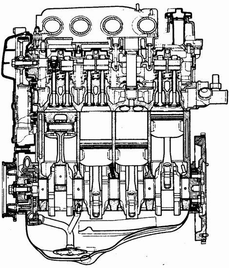 Двигатель 16 клапанный ваз схема