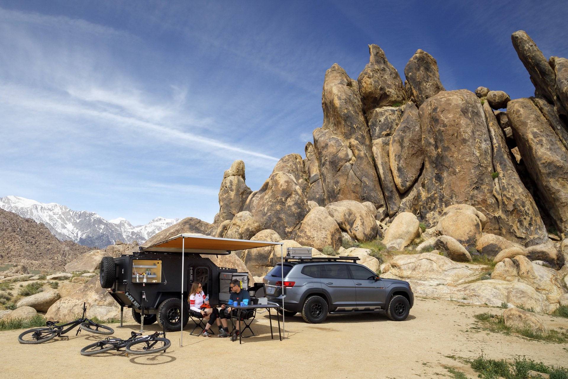 The basecamp package adds a new dynamic to the all-new 2022 volkswagen taos