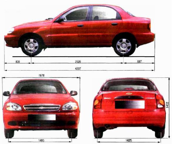 Daewoo lanos - дэу ланос - технические характеристики | каталог автомобилей