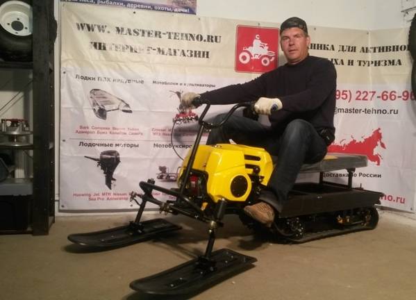 Зимний снегоход. миниснегоходы