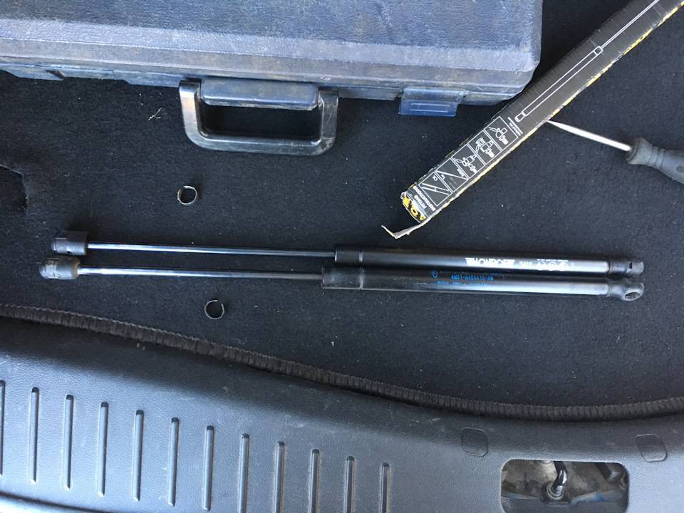 Ремонт газовых амортизаторов багажника своими руками – автотоп