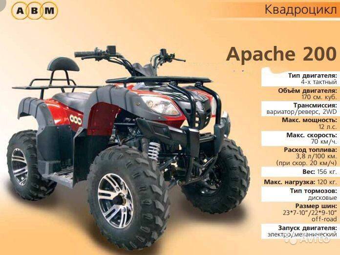 Квадроцикл Apache