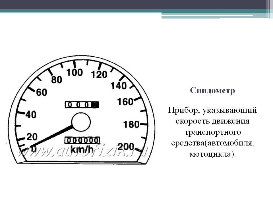 Если стрелка спидометра автомобиля все время указывает на одно и тоже деление шкалы