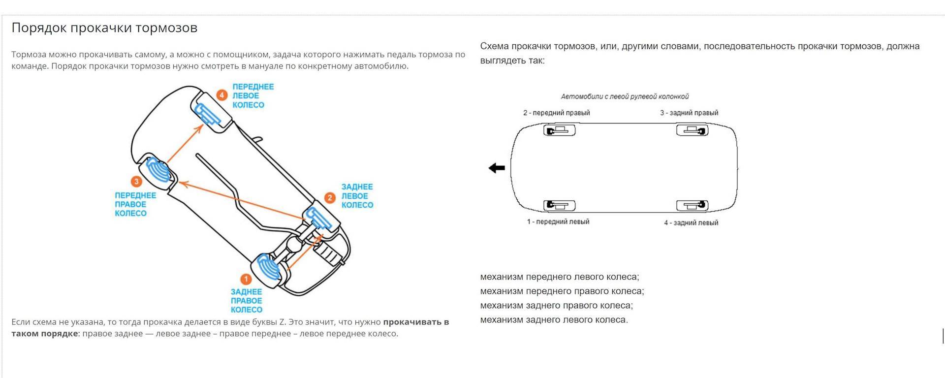 Как прокачать тормоза на дэу нексия: порядок и схема прокачки