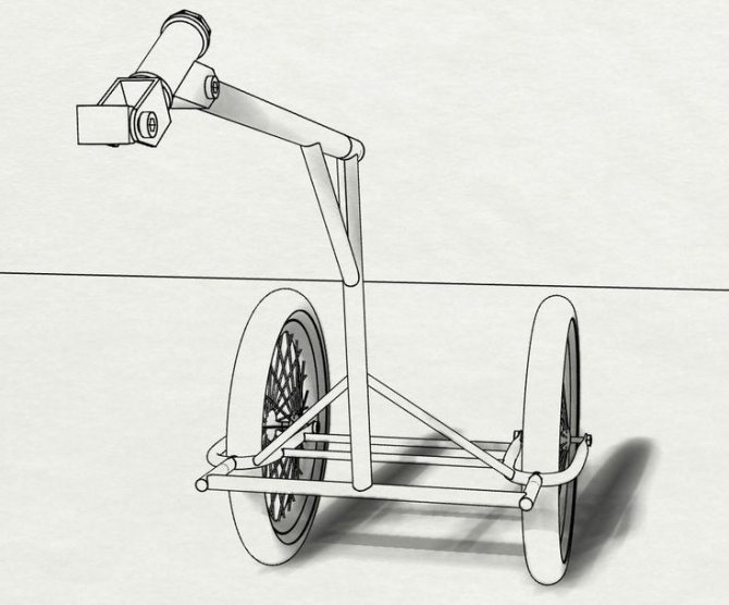 Прицеп для велосипеда своими руками из металла чертежи