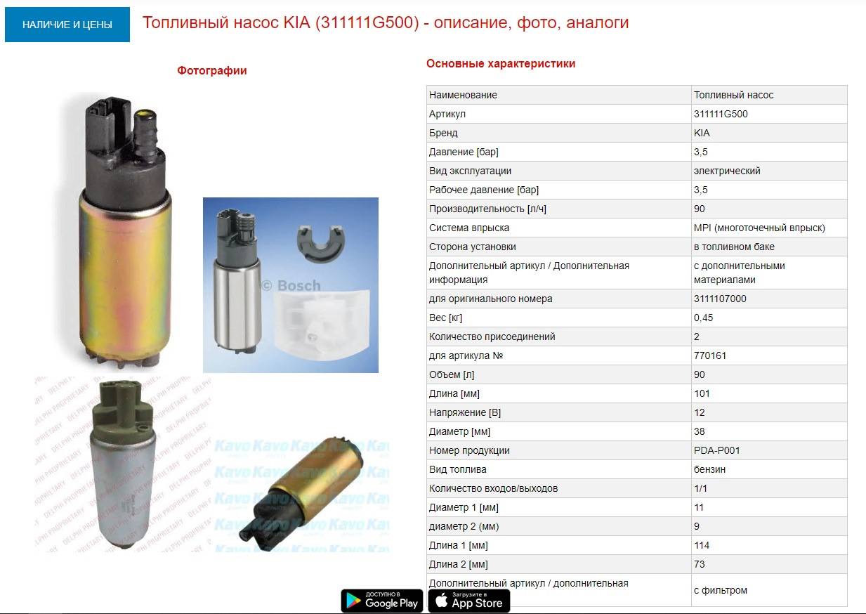 Топливный насос ваз 2110: устройство, признаки поломки или износа, как поменять