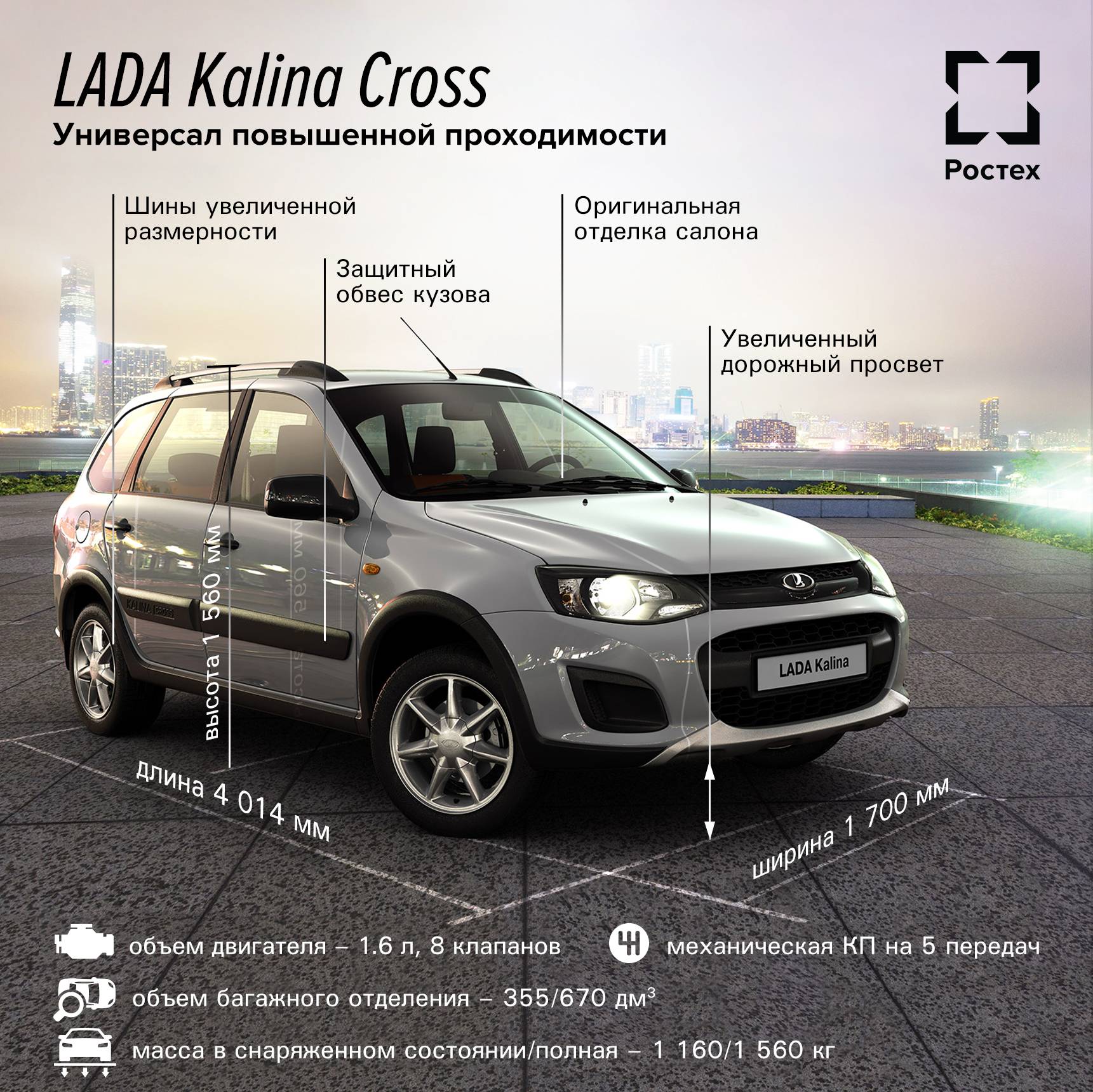 Lada kalina cross клиренс – клиренс и дорожный просвет автомобилей