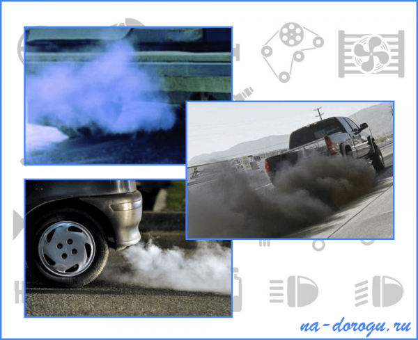Дизельный двигатель дымит сизым дымом - в чем причины?
