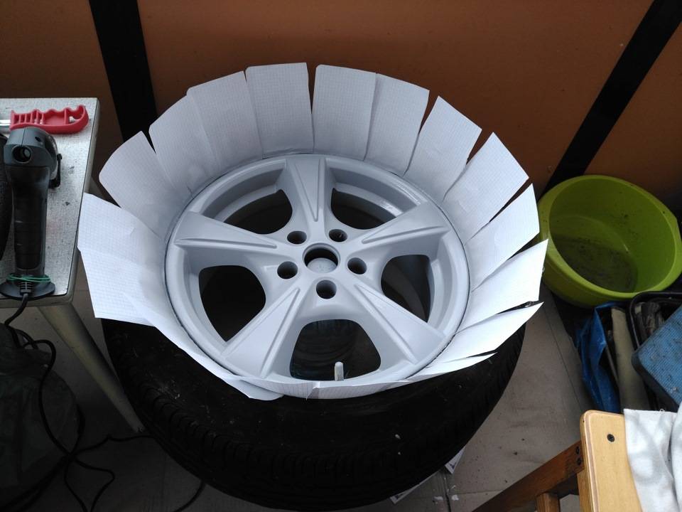 Покраска литых дисков автомобиля своими руками. технология и материалы.