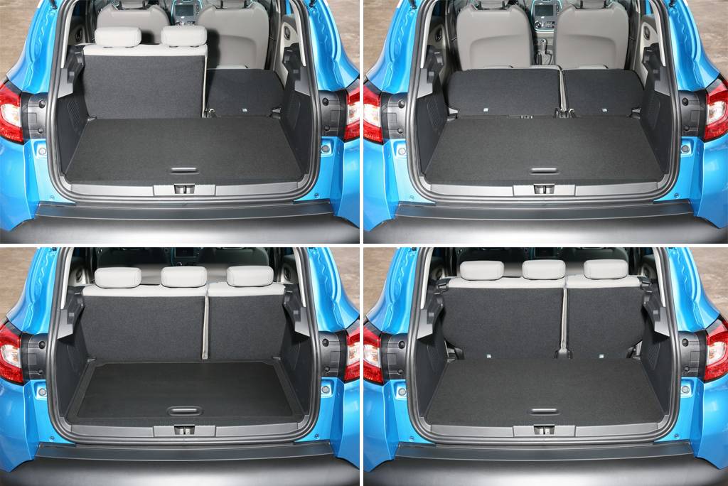 Багажник рено каптур: объем, размеры