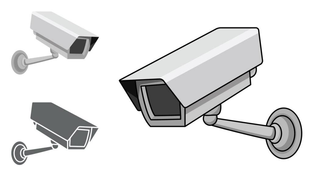Камера видеонаблюдения картинка рисунок
