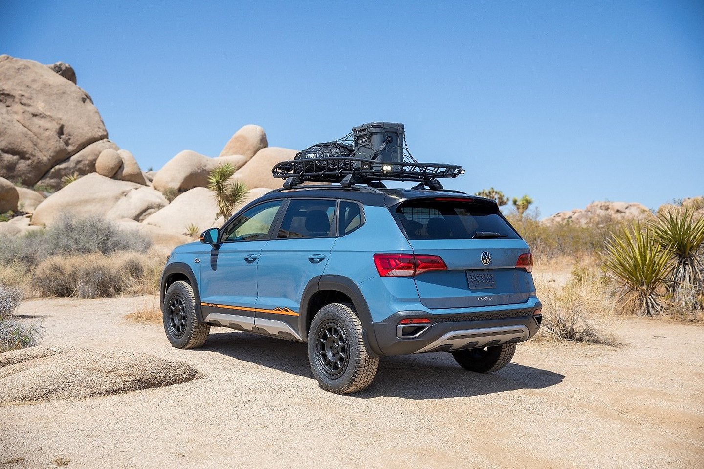 The taos basecamp concept shows us that vw's smallest suv can be a proper adventure vehicle