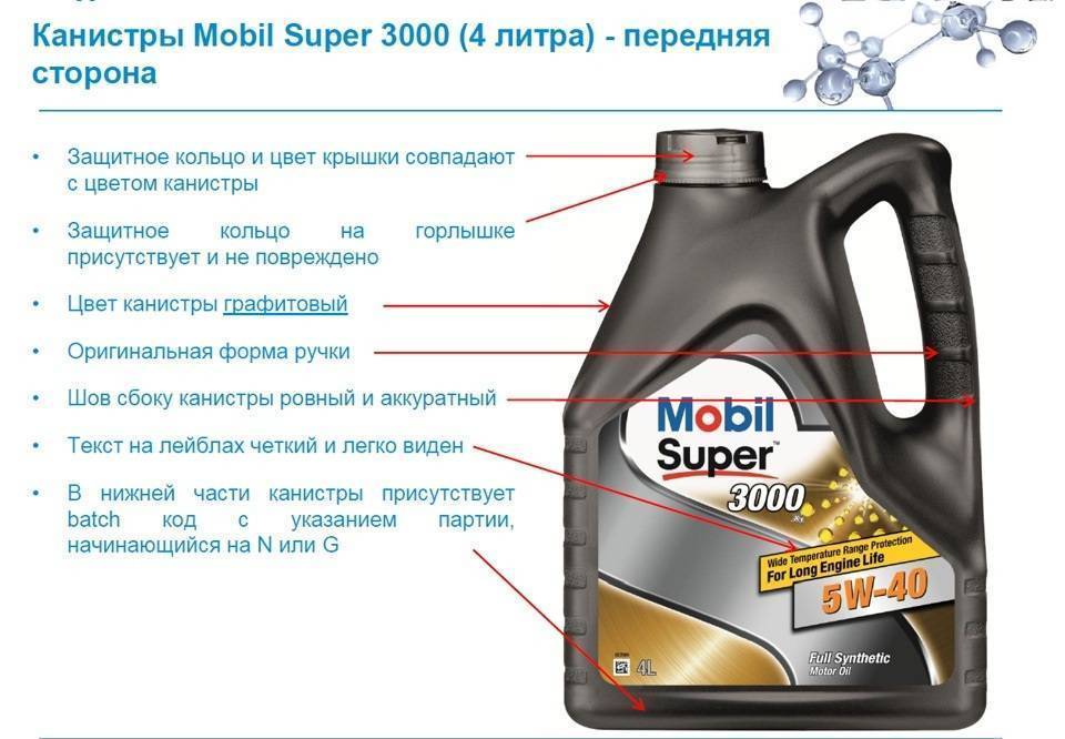 Как отличить моторное масло мобил 3000 5w40 от подделки