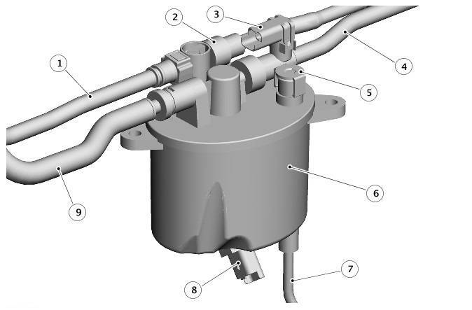 Топливный фильтр для дизельного двигателя