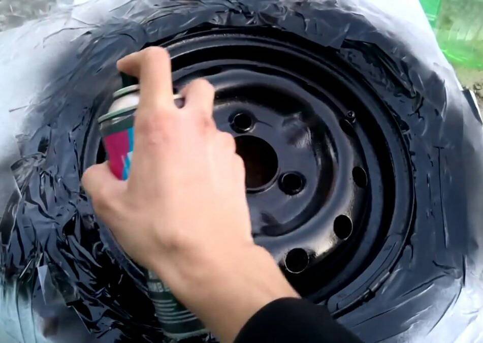 Ремонт и покраска штампованных дисков своими руками