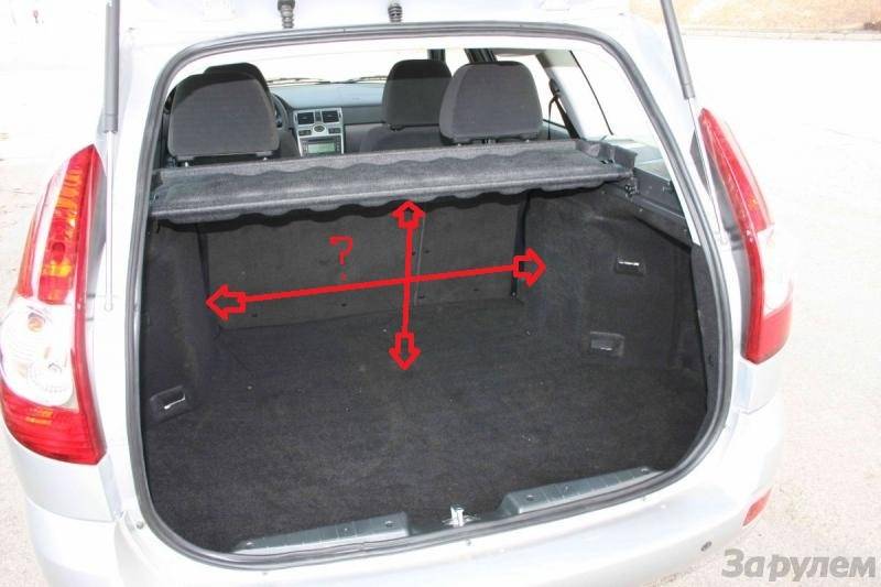 Объем багажника приора седан в литрах - все о лада гранта