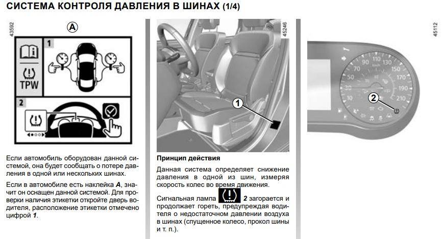 Контроль за давлением в шинах, автоматическое торможение и мониторинг слепых зон