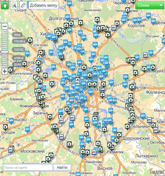 Карта камер на телефон. Карта с камерами видеофиксации. Камеры ГИБДД на карте. Карта камер видеофиксации в Москве. Камеры Москвы ГИБДД на карте.