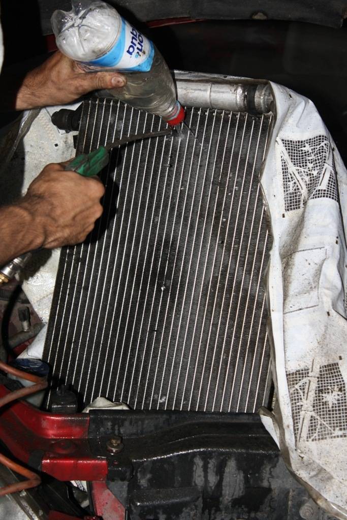 Промывка радиатора автомобиля своими руками