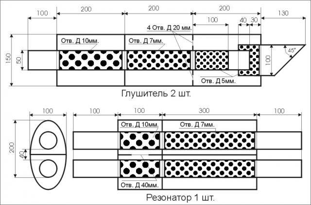 Резонатор своими руками чертежи