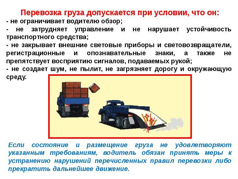 Изменение правил перевозки грузов